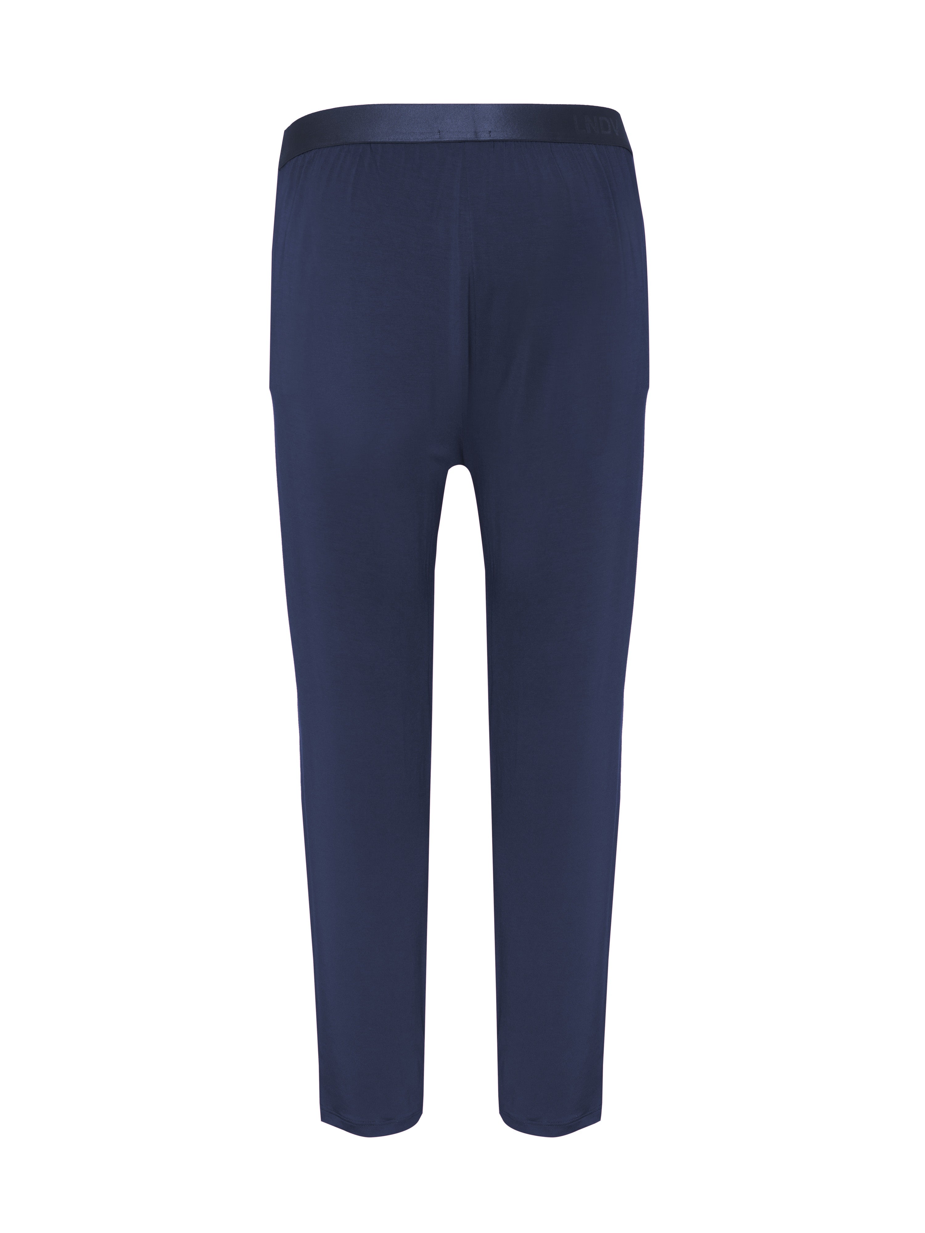 Lounge Pants Uomo in Bambù Fatti a Mano in Italia — Blu Navy