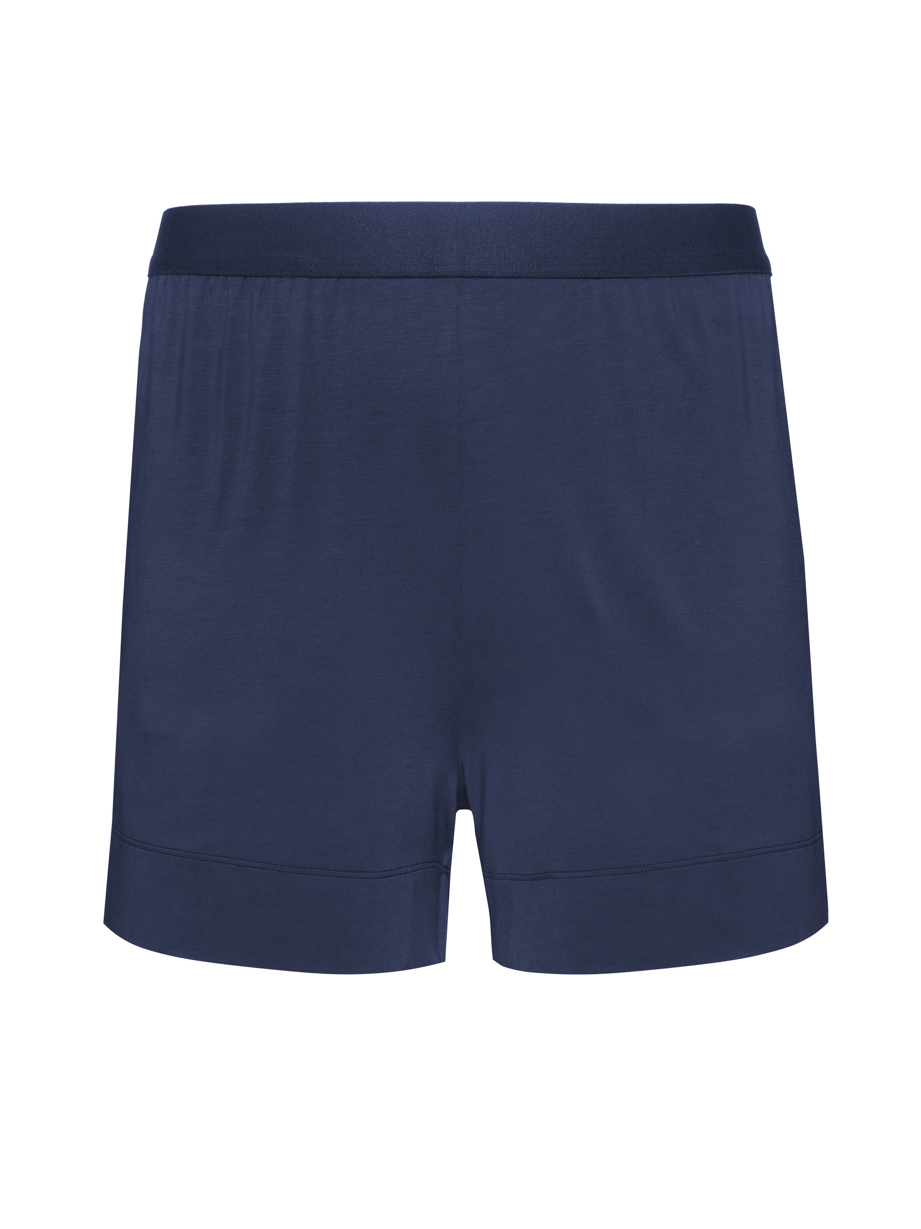 Men's Bamboo Short Pants Handcrafted in Italy — Navy Blue