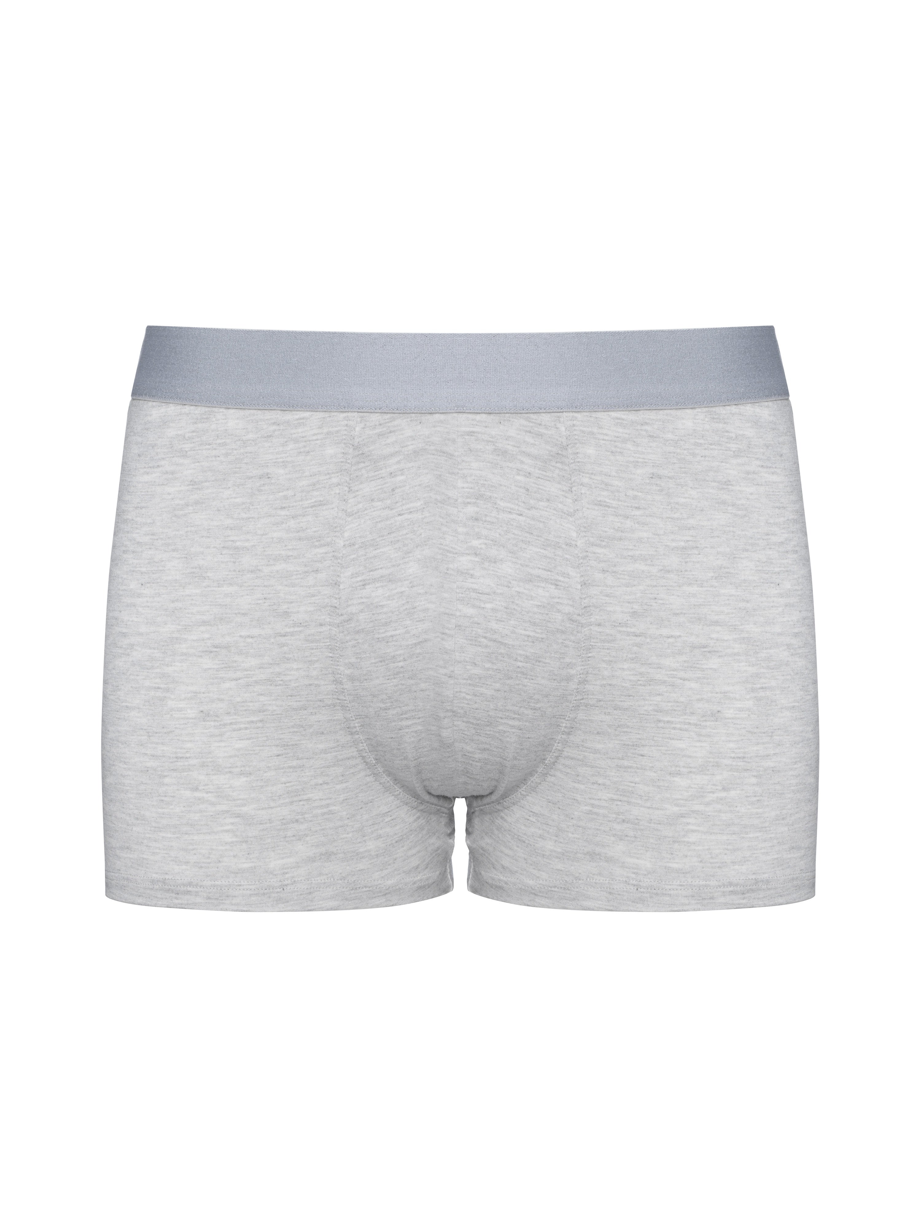 Men's Bamboo Boxer Briefs Handcrafted in Italy — Melange Grey