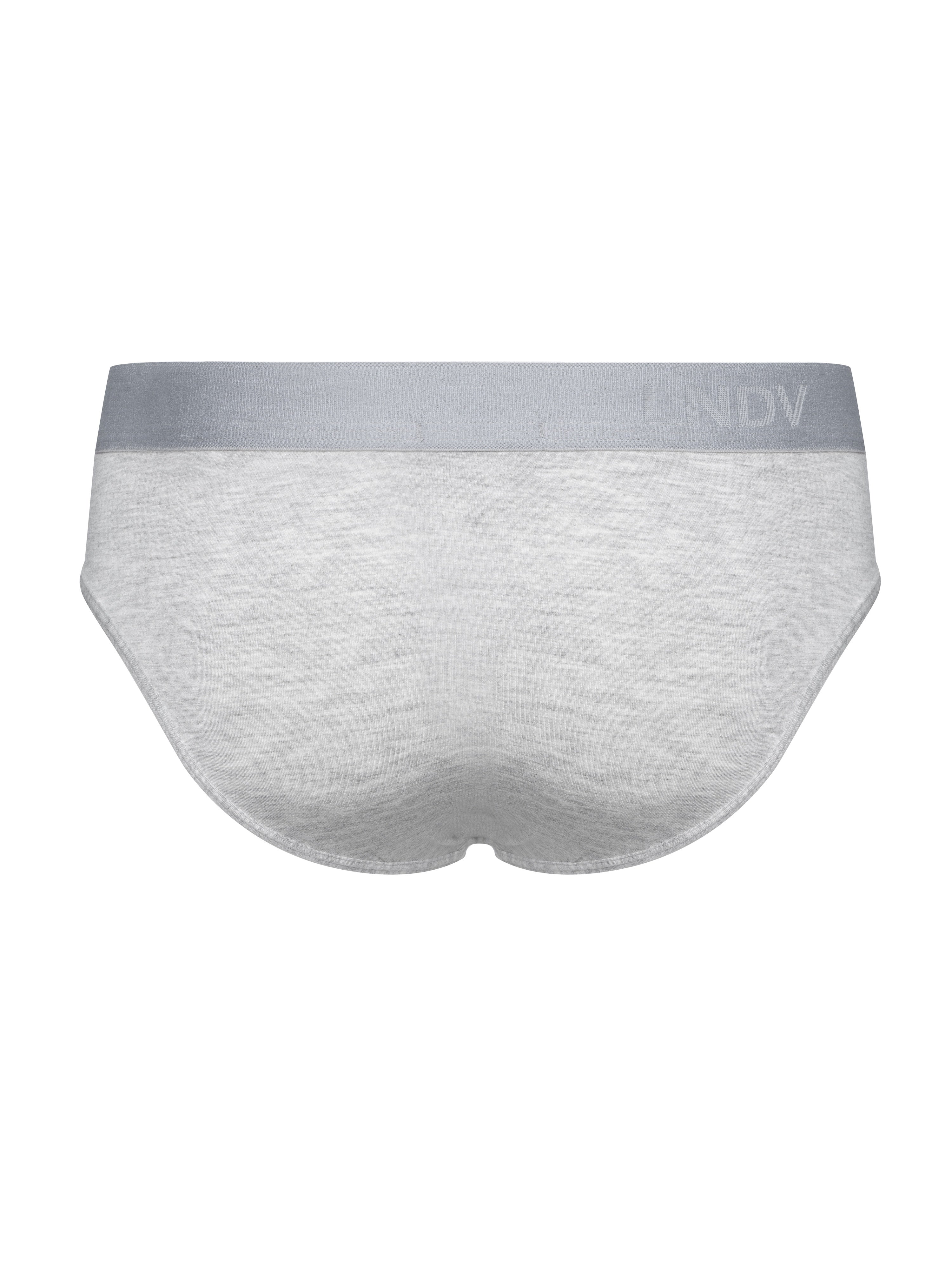 Men's Bamboo Briefs Handcrafted in Italy — Melange Grey