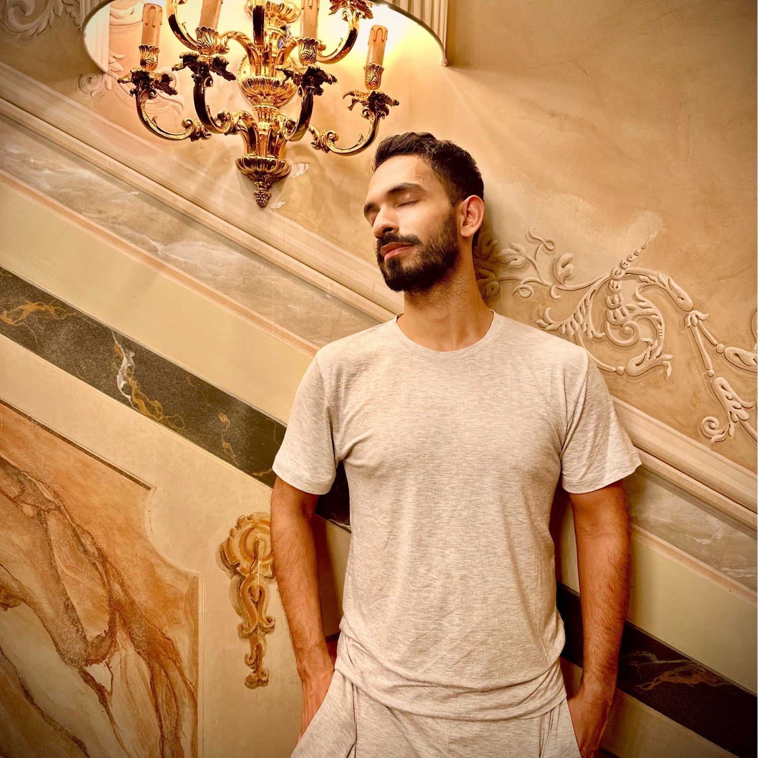 La Nuova Dolce Vita T-shirt Melange Grey