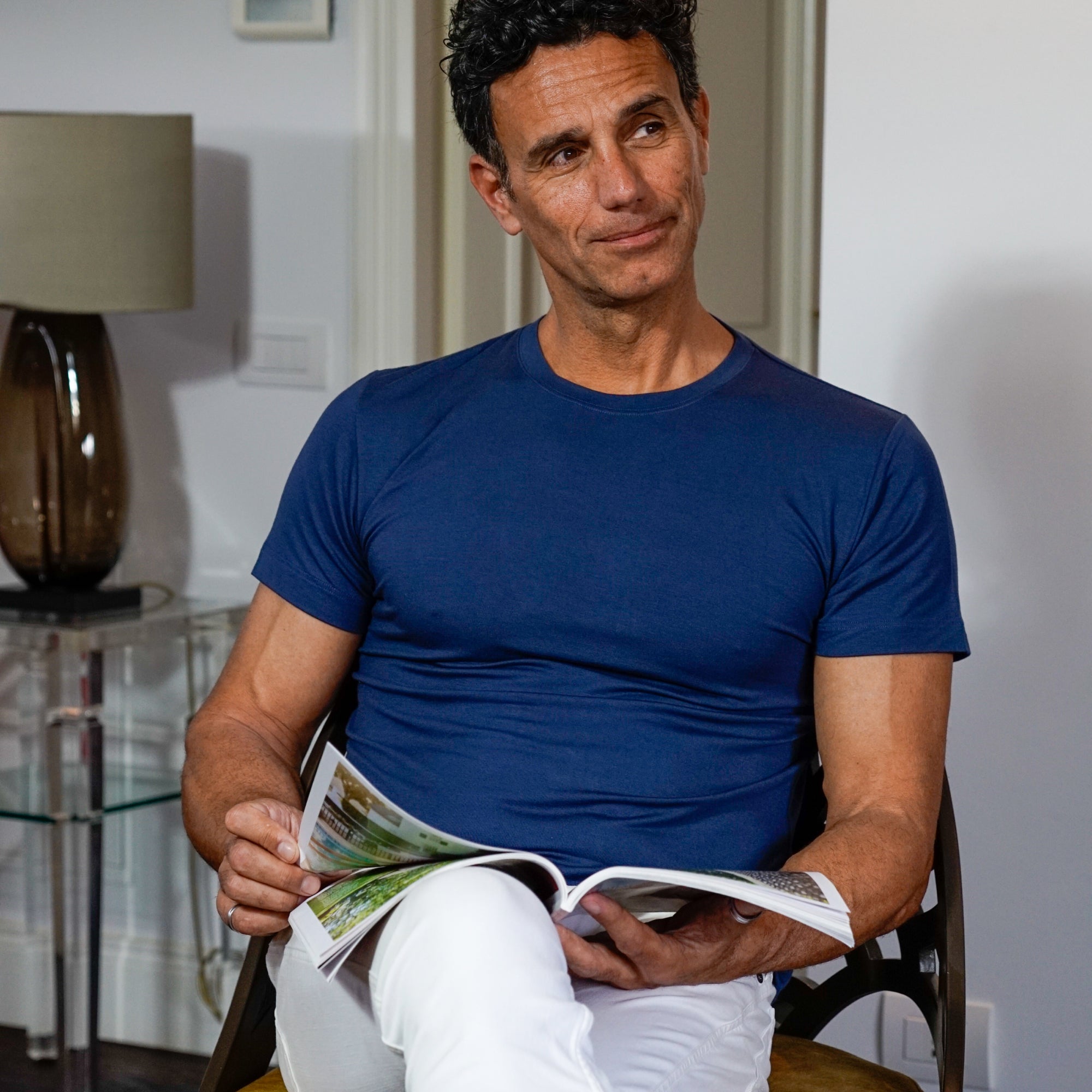 La Nuova Dolce Vita T-shirt Blue Navy