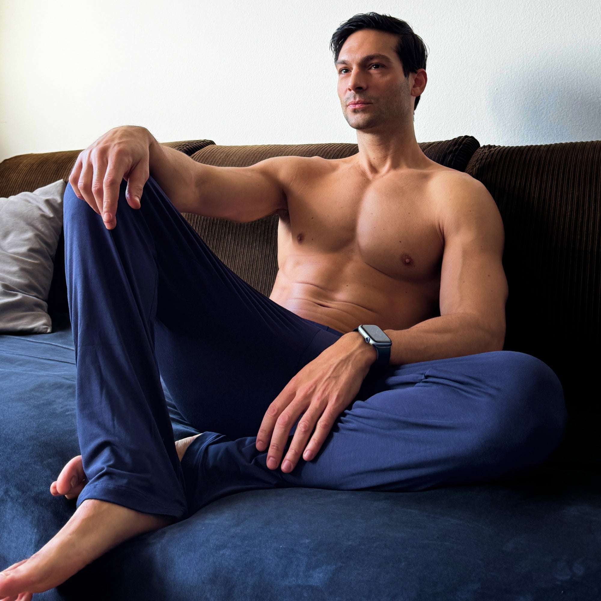 Dolce Far Niente Lounge Pant Blue Navy