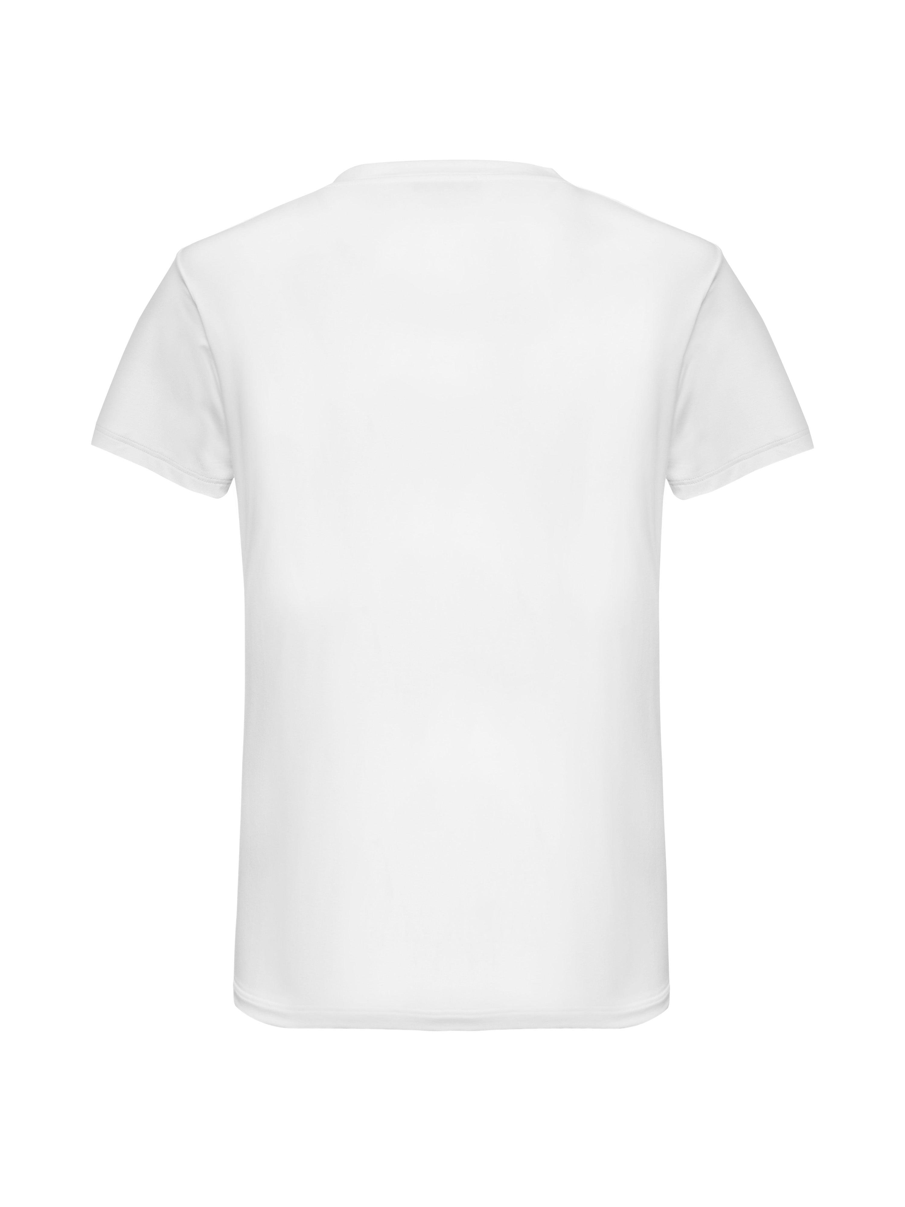 Men's Bamboo Crew Neck T-Shirt Handcrafted in Italy — White