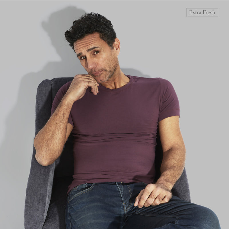 T-shirt Burgundy Extra Fresh