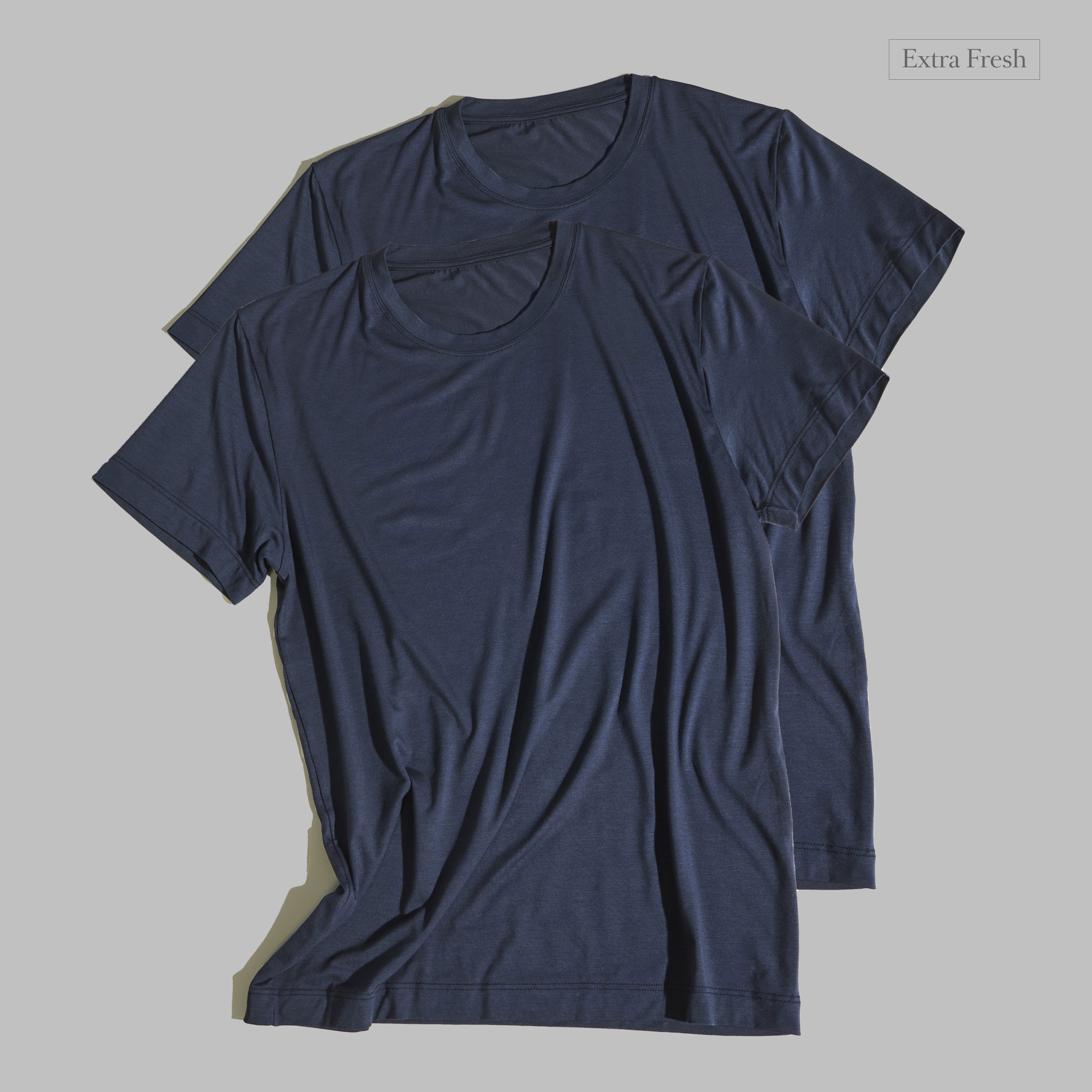 2 x T-shirt Blu Navy Extra Fresh