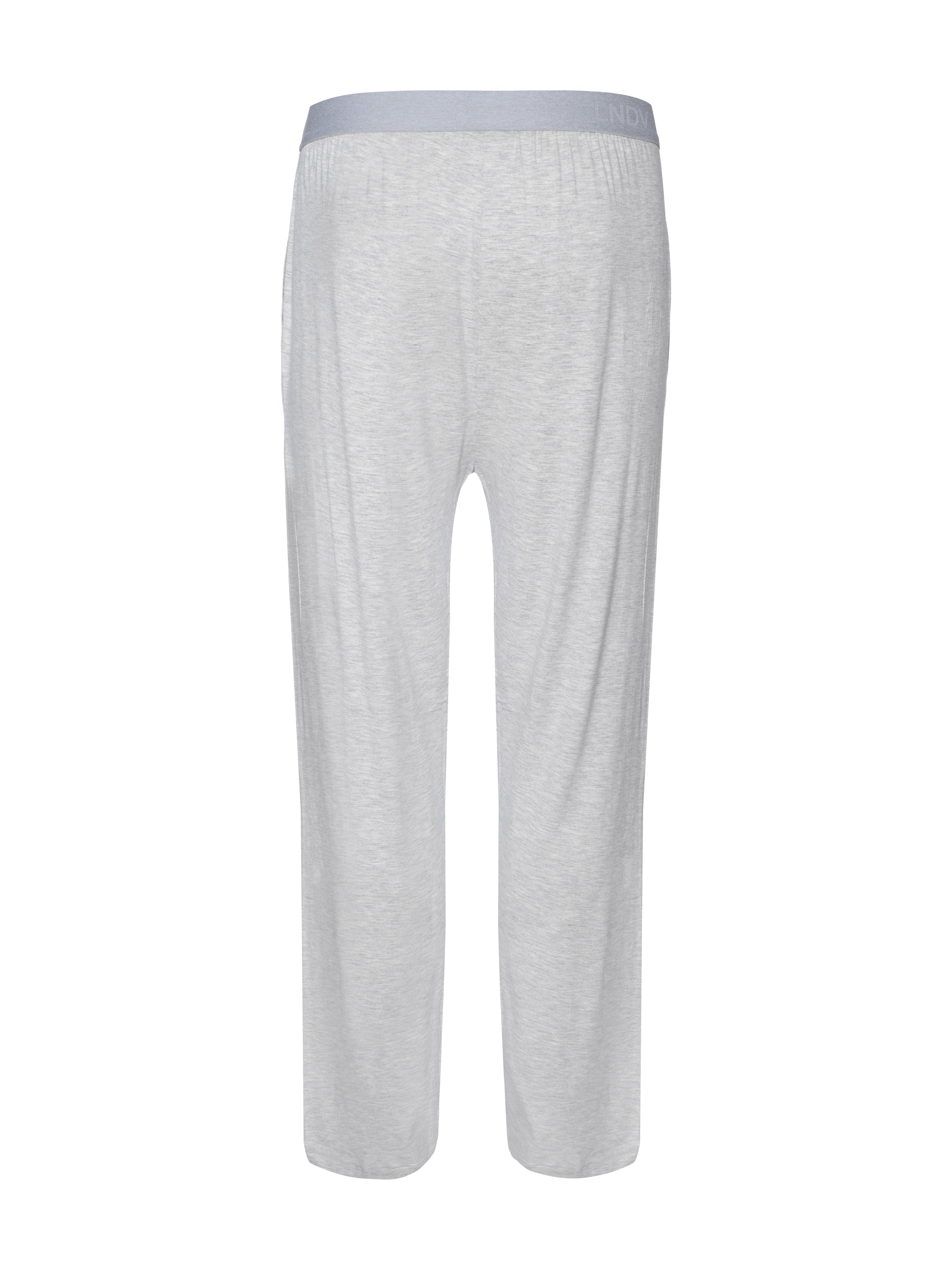 Men's Bamboo Lounge Pants Handcrafted in Italy — Melange Grey