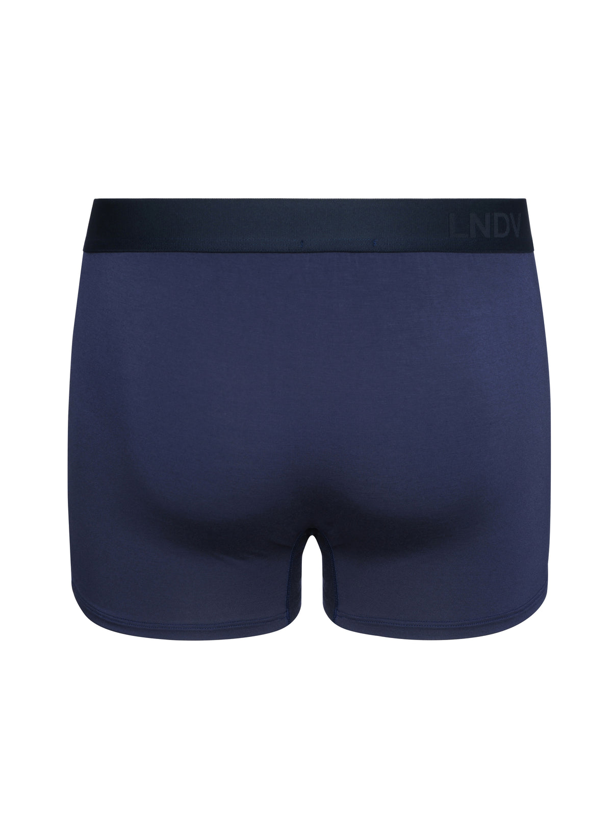 Men's Bamboo Boxer Briefs Handcrafted in Italy — Navy Blue