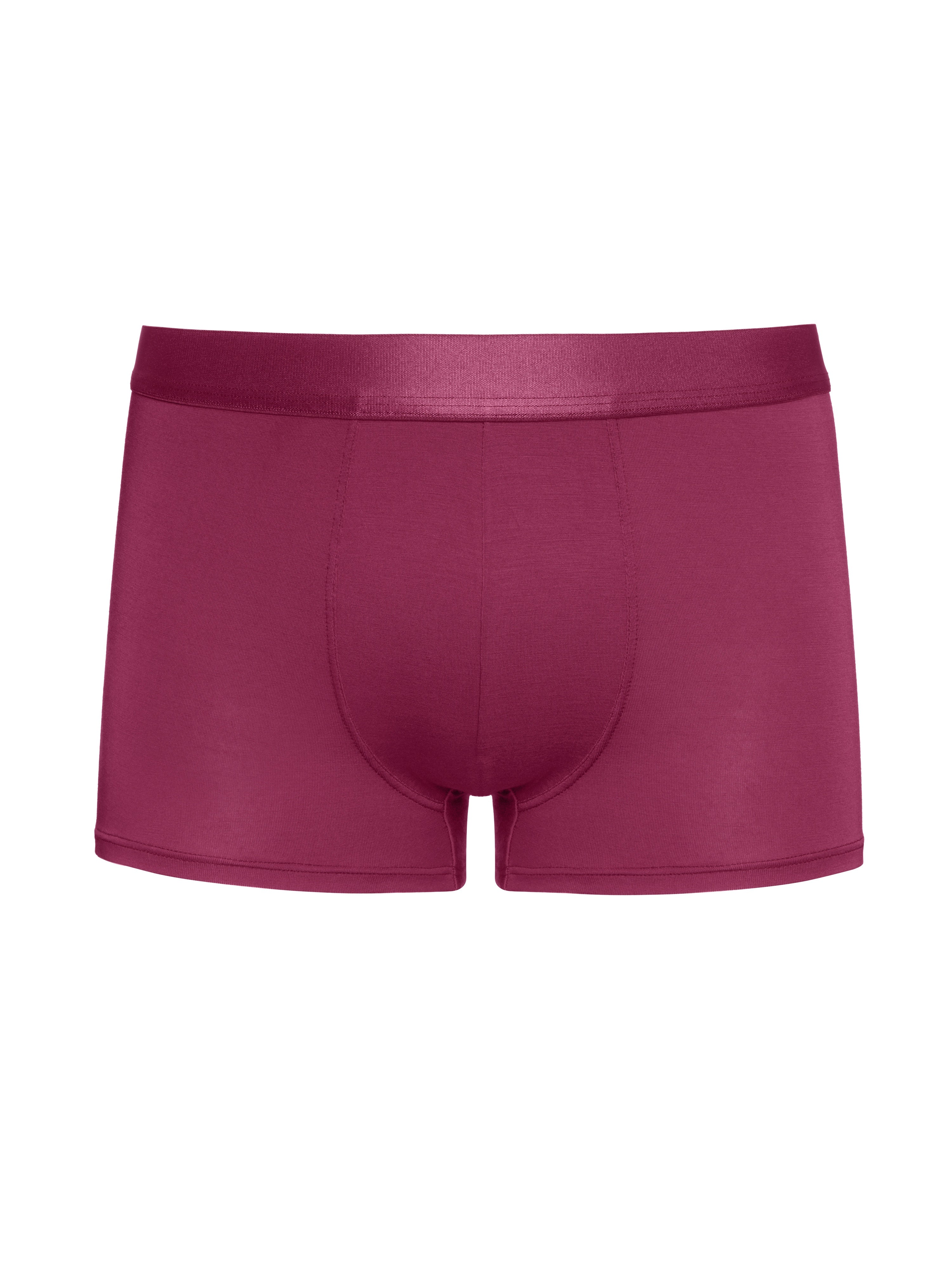 Men's Bamboo Boxer Briefs Handcrafted in Italy — Burgundy