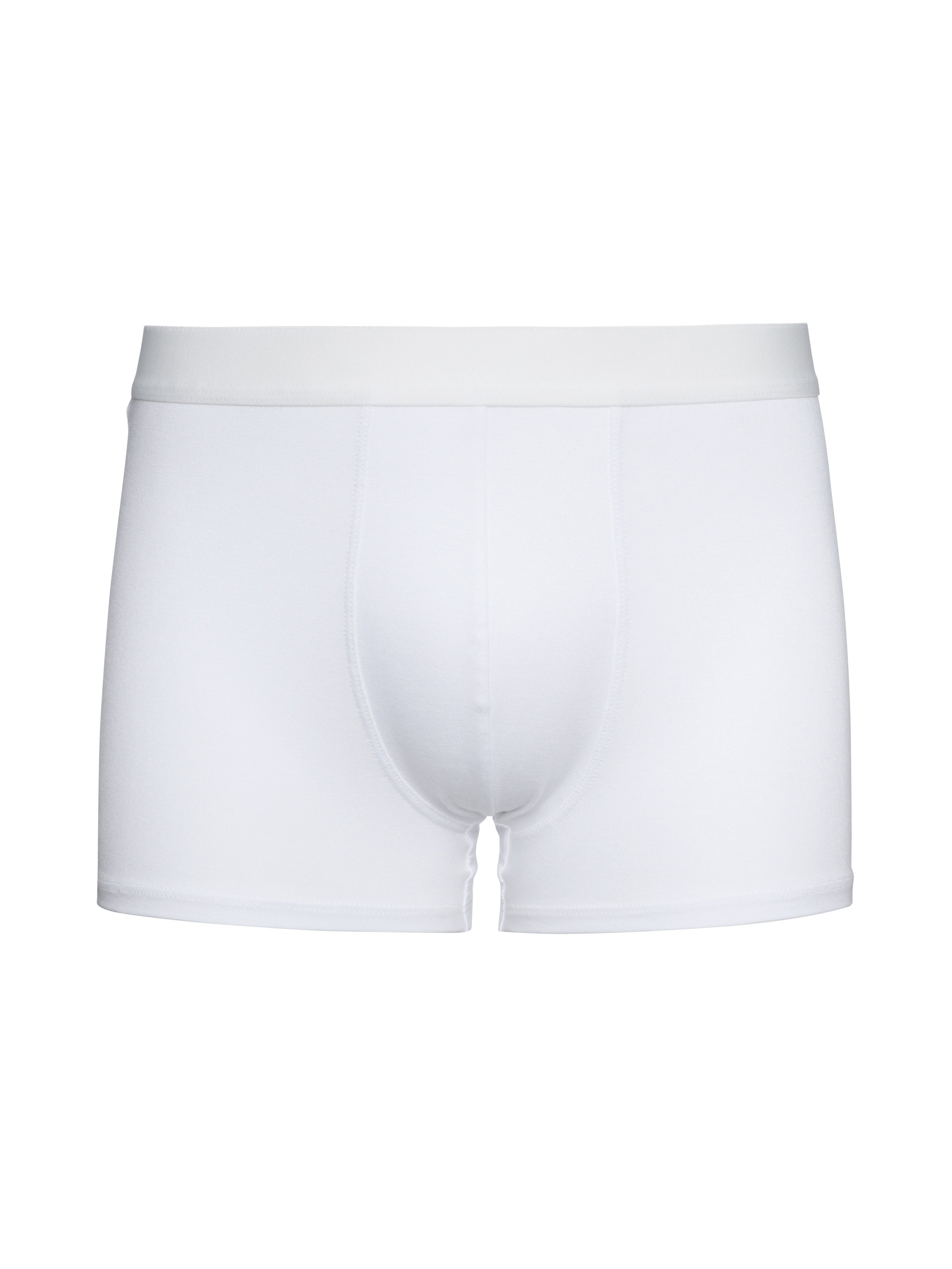 Men's Bamboo Boxer Briefs Handcrafted in Italy — White