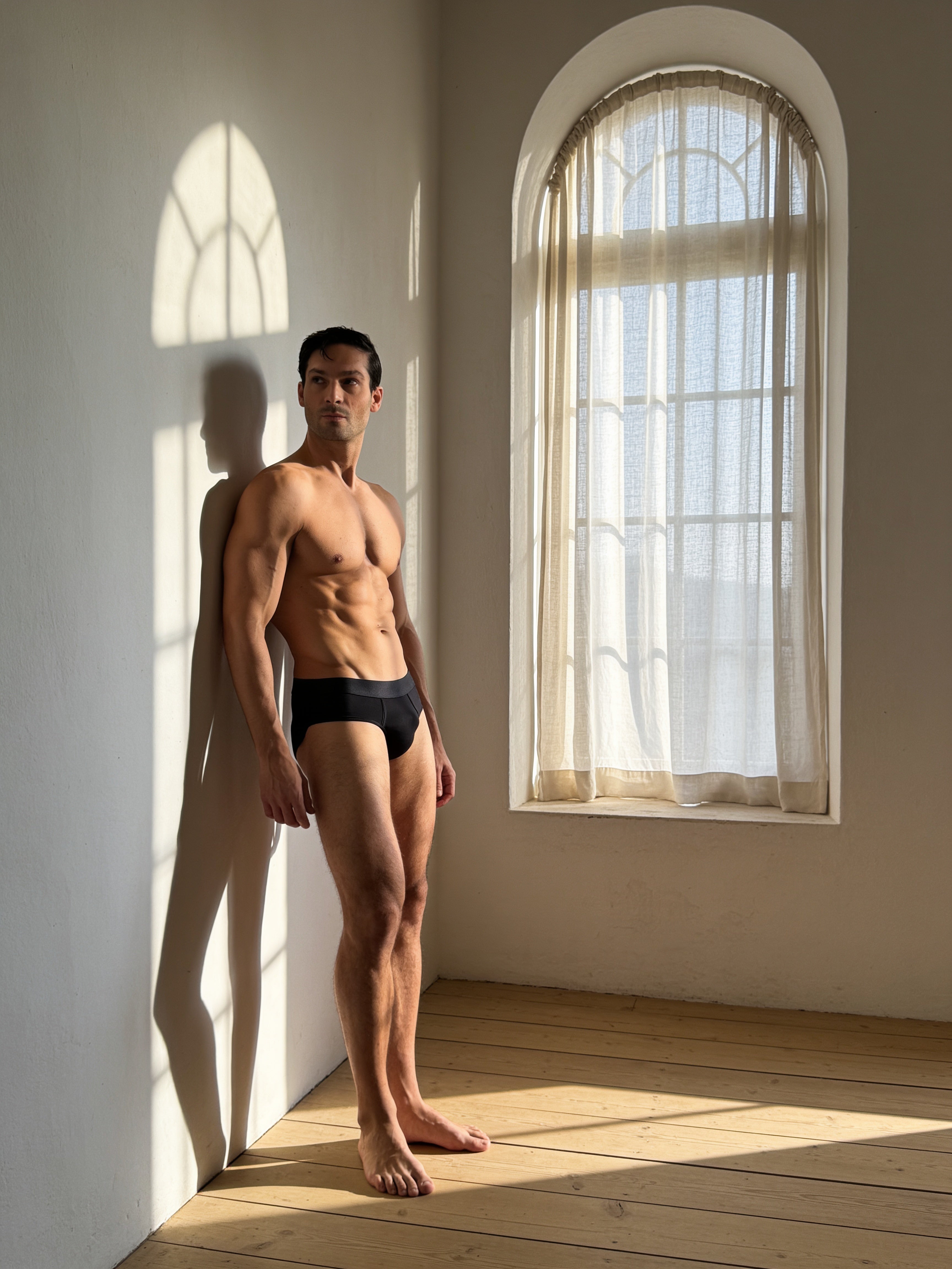 Men's Bamboo Briefs Handcrafted in Italy — Black