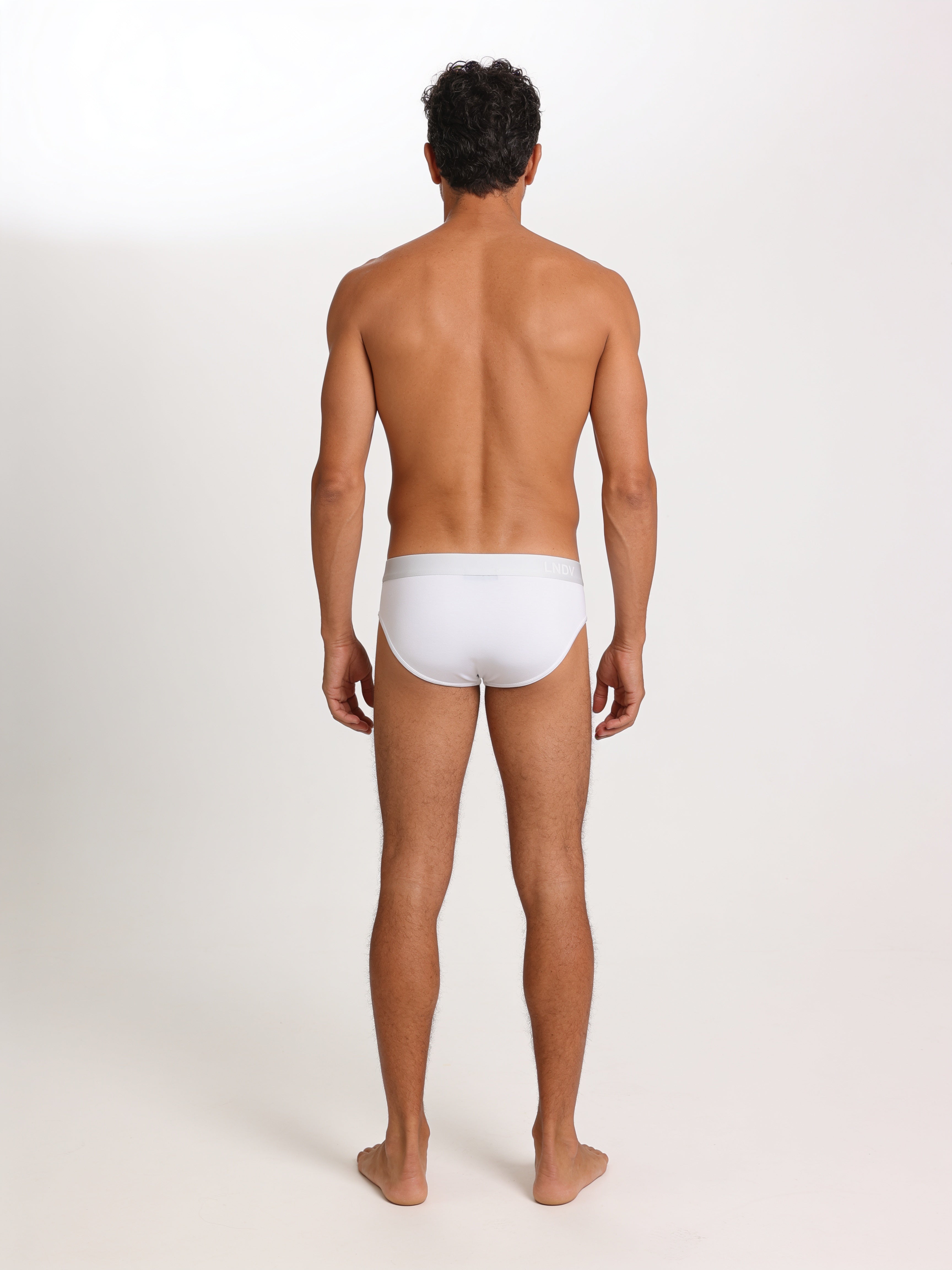 Men's Bamboo Briefs Handcrafted in Italy — White