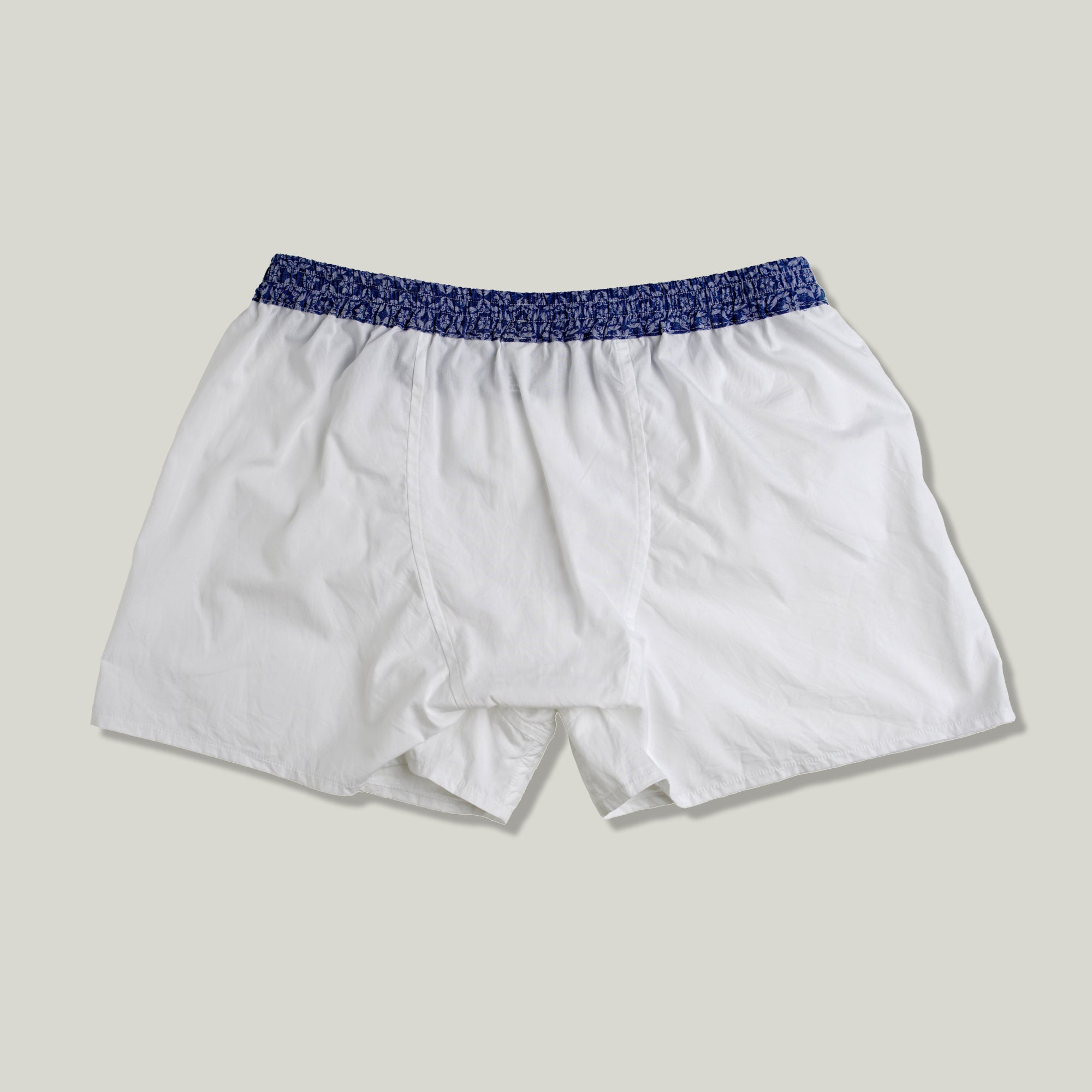 Milano 24/7 Hold-Up Boxer Blue Bleached White