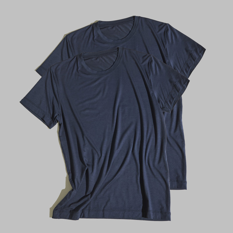 2 x T-shirt Blue Navy